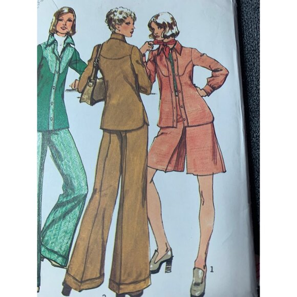 Simplicity Misses Shirt Jacket Short pants Sewing Pattern sz 10 5931 - uncut - Picture 2 of 10